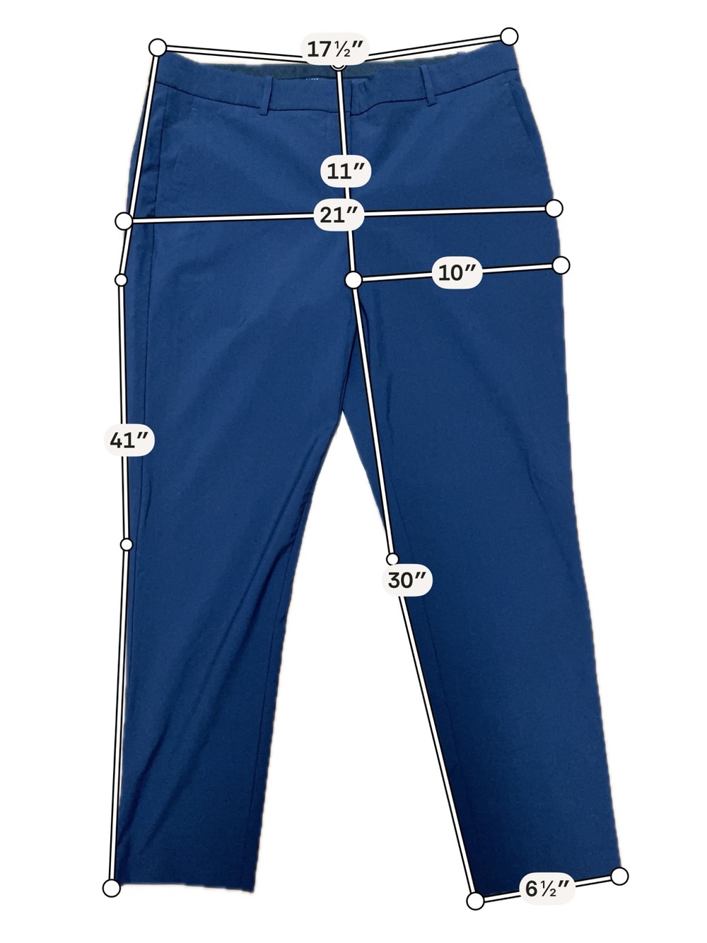 Theory Women's Straight Leg Pants in Navy